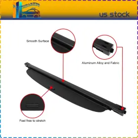 Pmt180041 Pmt2018 Cargo Cover Rear Trunk Security Shield Shade For 2006-2010 Jeep Grand Cherokee
