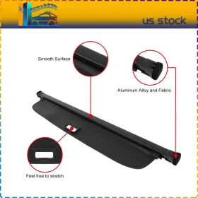 Pmt180048 Pmt2018 Cargo Cover Rear Trunk Security Shield Shade For 2018-2024 Volkswagen Tiguan