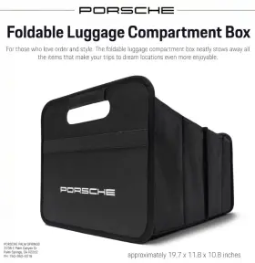 00004400140 Porsche Genuine Foldable Luggage Compartment Box -