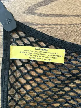 958-044-000-03 Porsche Genuine Rear Trunk Area Floor Style Cargo Net For Cayenne 2011-2024 #2