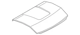 971-867-360-c-ol4 Porsche Genuine Package Tray Trim