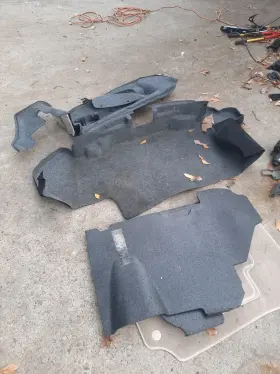 98655105304a31 Porsche 1997-2004 Boxster 986 Trunk Compartment Rear Trim Carpet Set Complete