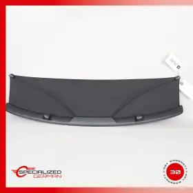 98755534100 Porsche 987 Cayman Rear Cargo Trunk Boot Storage Blind Cover Black Oem 71k