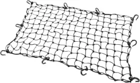 Powertye 258006951977 24in X 36in Elastic Cargo Net With 10 Adjustable Hooks And Tight 2in Mesh