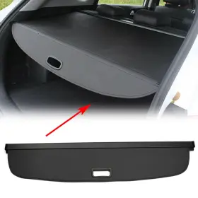 Purple 532616408838 Rear Trunk Shield Security Cargo Cover Luggage Shade For Audi Q3 13-17 Black
