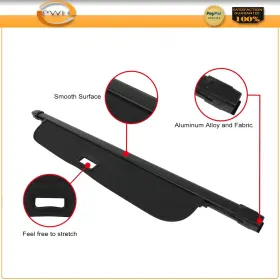 Pws177107006 Pws Black Retractable Trunk Security Shield Cargo Cover For 2023-2025 Honda Cr-v