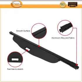 Pws177147006 Pws Retractable Tonneau Trunk Security Cargo Cover For Gmc Acadia 2017 2018 2019-23