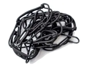 Race-driven 841612108650 Motorcycle Atv Cargo Net 15 X Inch With 6 Hooks Mesh Web - Black