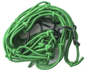 Race-driven 841612108674 Motorcycle Atv Cargo Net 15 X Inch With 6 Hooks Mesh Web - Green