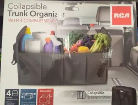 Rca 698596311671 Organizador De Maletero Plegable La Marca Dise Ado Para Mantener El Orde