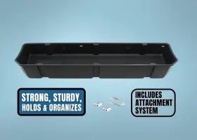 Red Hound Auto 313044955947 Under Seat Storage Box For 2015-2024 Ford F150 Supercrew Cab 2017-2024 F250 F350