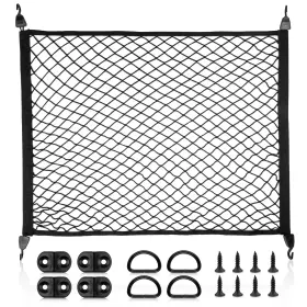 Rw-sn02-2643 Red Wolf Elastic Cargo Net For Suv Rear Trunk Bed Netting Cover Stretchable Mesh Orga