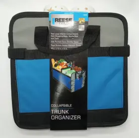 Reese Explore 042899139225 Trunk Organizer Collapsible Folding Storage Bin For Car 26x12x12