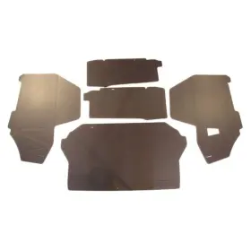 Buk-sdp-550 Rem Automotive Inc Trunk Side Panel Board 5pc For 1969 Buick Electra 2 Door Convertible Black