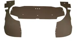 Bu186 Repops Automotive Reproductions Trunk Side Panel Board 3pc For 1955-57 Buick Special 2 Door Sedan Brown Usa Made