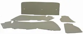 Bu209 Repops Automotive Reproductions Trunk Side Panel Board 5pc For 1956 Super Buick 4 Door Hardtop Black Made In Usa
