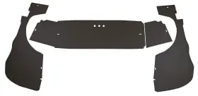 Bu222 Repops Automotive Reproductions Trunk Side Panel Board 4pc For 1955-56 Buick Special 2 Door Hardtop Black