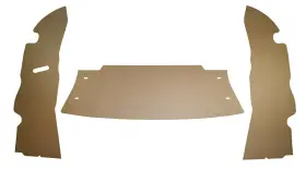 Bu253 Repops Automotive Reproductions Trunk Side Panel Board For 1951-53 Super Roadmaster Model 56r Hardtop Brown