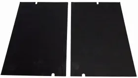 Fa141 Repops Automotive Reproductions Trunk Side Panel Board 2pc For 1965 Ford Fairlane Hardtop Sedan 2/4 Door Black