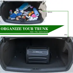 1-01try Reyee Leather Trunk Organizer With Lid Motorcycle Tail Bag Collapsible Stora #3 1-01try Reyee Leather Trunk Organizer With Lid Motorcycle Tail Bag Collapsible Stora #3