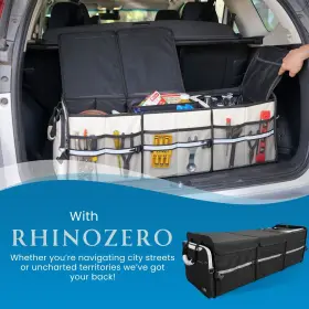 Rhinozero 860010837436 Trunk Organizer For Suv With Detachable Computer And Cooler Bag #3
