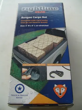 100t61 Rightline Gear Bungee Cargo Net 5 X6 Rigid Hooks Do Not Bend Or Break 100t61 Rightline Gear Bungee Cargo Net 5 X6 Rigid Hooks Do Not Bend Or Break