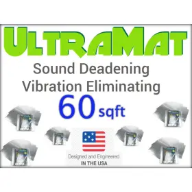 Ztp37f646 Rod Temp Solutions Bmw 1975 - 1991 60 Sqft Ultramat Heat And Sound Barrier 12 X Tiles Xl