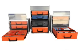 Rc003qk Rolacase Rc003/qk Van Storage Parts Organizer Case 14.6 Inch W X D 5.1 H #3