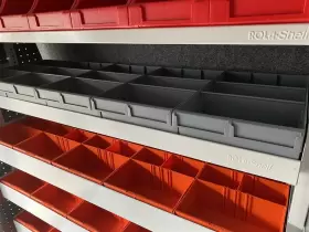 Rsshl129 Rolacase Rsshl/129 50 Inch X 16 Silver Van Storage Shelf 3.5 Lip No Divider Single #2