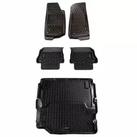 12988.07 Rugged Ridge All Terrain 1st And 2nd Row With Cargo Floor Liners For Wrangler Jl 2dr