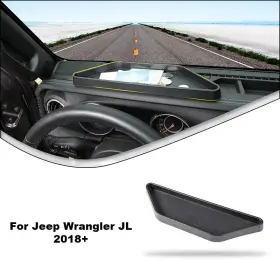 2025wu3992 Savadicar Dashboard Storage Box Tray Interior Dash Center Console For Jeep Wrangler Jl 18