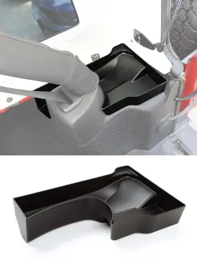 Sa48770 Savadicar Inch Jeep Wrangler Jk Rear Trunk Organizer Wheel Well Cargo Storage Bin
