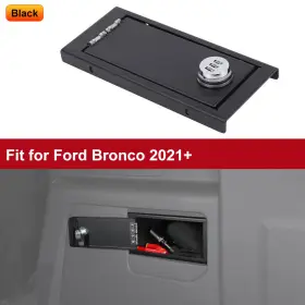 Savadicar2025x0426500 Savadicar Rear Side Digital Safe Password Lock Security Box Cash Gun Vault For Ford Bronco
