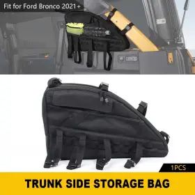 Savadicar2025x0427123 Savadicar Right Side Rear Cargo Pillar Organizer Storage Bag For Ford Bronco 2021 4 Doors