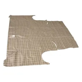 Tm-ff-2d-60-p Scott Drake For Ford Falcon 1960-1963 Tan Rubber Trunk Mat