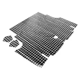 Tm-fm-fb-69-p Scott Drake For Ford Mustang 1969-1970 Gray Rubber Trunk Mat