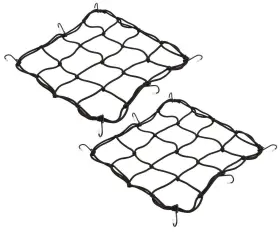 Sdoot 709445173170 12 Inch X12 Bungee Net Heavy Duty Motorcycle Cargo 2 Pack 6 Hooks
