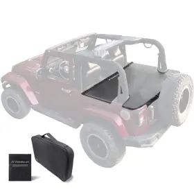 Idc-jk2d-tc-bk Shadeidea Tonneau Cover For Jeep Wrangler Jk 2 Door Rear Trunk Ton χ