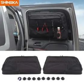 Shineka 717097044720 Suction Cup Installation Rear Window Storage Bag Organizer For Dodge Ram 2010-17