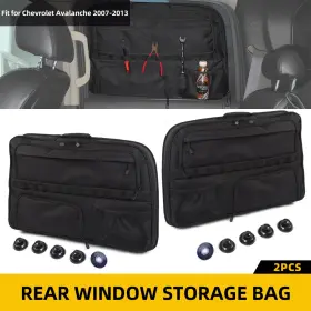 Shineka2025011s12199 Shineka 2xrear Window Side Storage Bag Organizer Packet For Dodge Ram 2010-07accessories