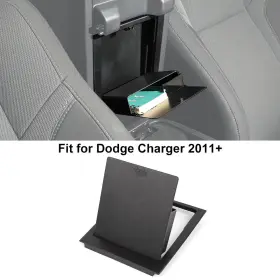 Shineka2025021760 Shineka Hidden Console Armrest Box Insert Tray Cover For Dodge Charger 2011