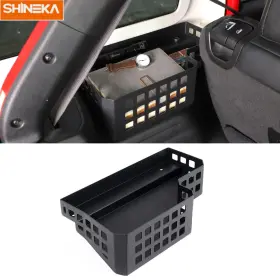 Shineka2025070270 Shineka Left Trunk Cargo Mount Storage Organizer Box For 2024-25 Jeep Wrangler Jl 4door