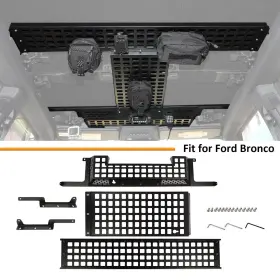 Shineka20251107l10161 Shineka Rooftop Storage Rack Cross Bars Cargo Basket Extend Carrier For Ford Bronco 21