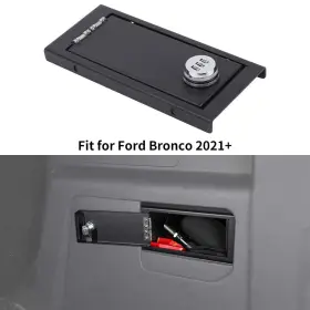 Shineka25052096 Shineka Rear Trunk Side Vault Safe Box Cargo Storage Lock For 2021-24 Ford Bronco