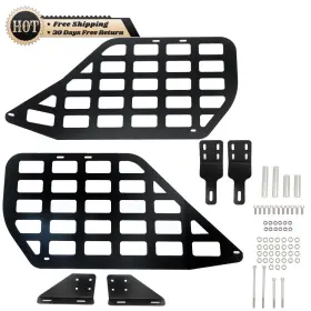 Fl1720611at Silscvtt For Toyota 4runner 2010-2021 Rear Cargo Rack Shelf Luggage Storage Molle Steel