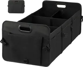 Simple Deluxe 198401017564 Car Trunk Organizer Multi Compartments Collapsible Storage