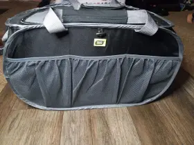 7060124 Smart Design Pop Up Trunk Organizer With Easy Carry Handles Side Pockets And Zippe