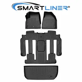 Smartliner 609788051138 Floor Mats Cargo Liner Set 2009-2017 Traverse Enclave Bucket Seats