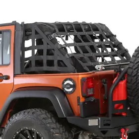 Mlx-smb581135-cl360a50 Smittybilt For Jeep Wrangler Jk 2007-2018 Cres2 Hd Cargo Restraint System 4-door Black #3
