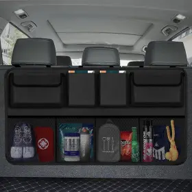 Snuopfy 720047698496 Enstiler Car Trunk Organizer Backseat Hanging With 8 Large Storage Poc